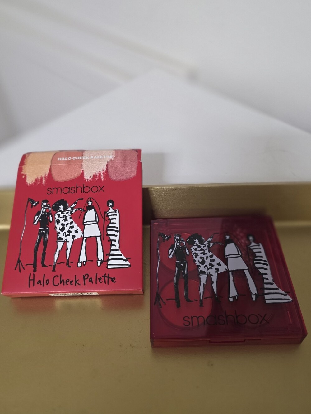 Smashbox Halo Cheek Palette - Red Pink Trio